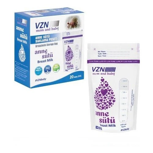 Vzn Süt Saklama Poşeti 20'li ürün görseli 1
