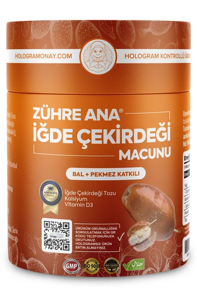 Zühre Ana İğde Çekirdeği Macunu 240 gr ürün görseli 1