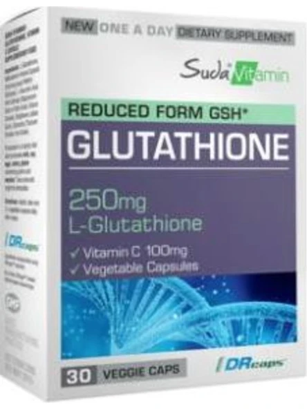 Suda Vitamin Glutathione 250 mg 30 Vegan Kapsül ürün görseli 1