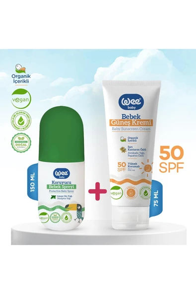 Wee Baby Bebek Güneş Kremi SPF50 75 ml ürün görseli 1