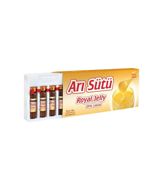 Sepe Natural Arı Sütü Royal Jelly Likit İçecek 300 mg x 10 Ampül ürün görseli 1