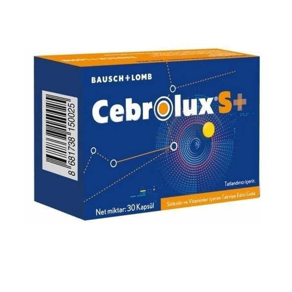 Cebrolux S + Sitikolin Vitamin 30 Kapsül ürün görseli 1