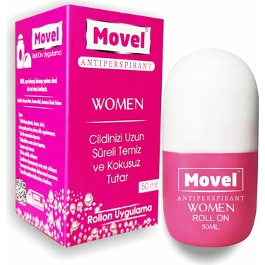 Movel Antiperspirant Roll-On Deodorant Women 50 ml ürün görseli 1