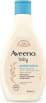 Aveeno Baby Günlük Bakım Hassas Ciltler İçin Saç ve Vücut Şampuanı 400 ml ürün görseli 1