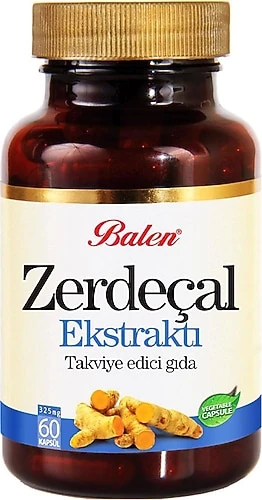 Balen Zerdeçal Ekstraktı 325 mg 60 Kapsül ürün görseli 1