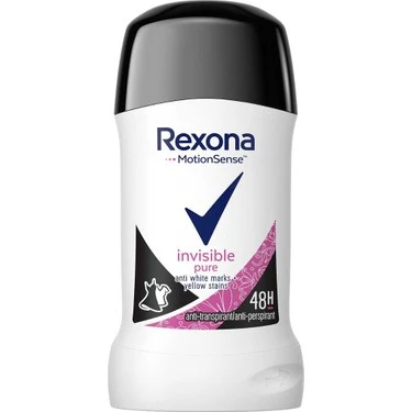 Rexona Stick Black White Invisible Pure 40 ml ürün görseli 1