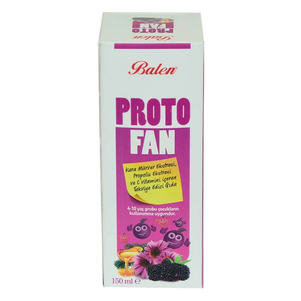 Balen Proto Fan Kara Mürver & Propolis & C Vitamini Şurup 150 ml ürün görseli 1