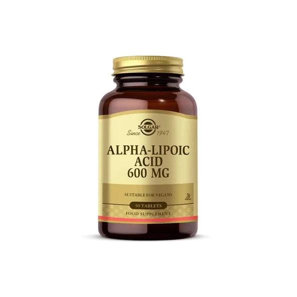 Solgar Alpha Lipoic Acid 600 mg 50 Tablet ürün görseli 1