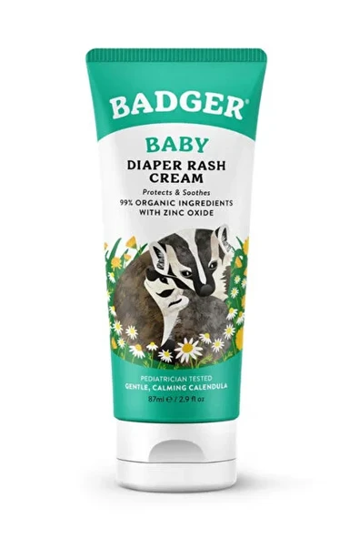 Badger Bebek Bezi Kremi Pişik Önlemeye Yardımcı Diaper Cream 87 ml ürün görseli 1