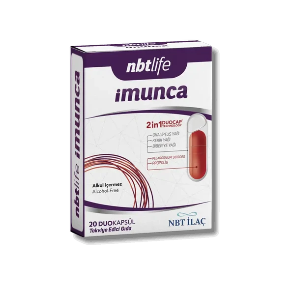 NBT Life Imunca 20 Duo Kapsül ürün görseli 1