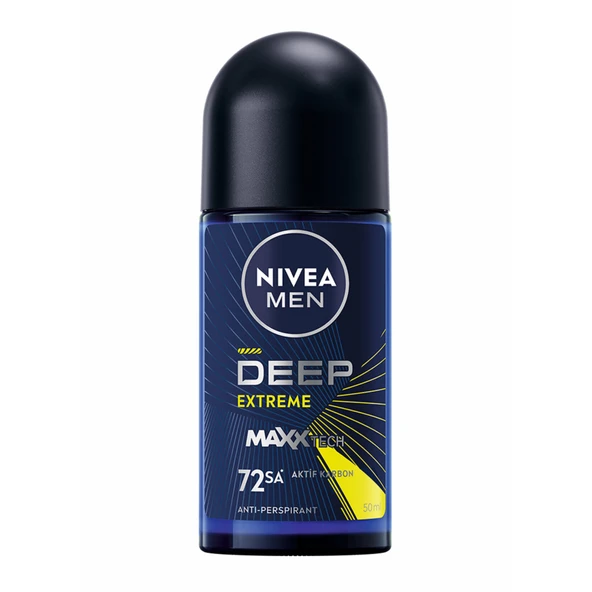 Nivea Men Deep Extreme Erkek Roll-On Deodorant 50 ml ürün görseli 1