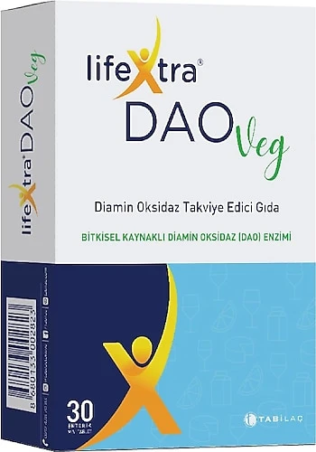 Lifextra Daoveg 30 Enterik Mini Tablet ürün görseli 1