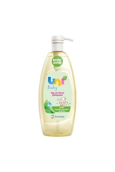 Uni Baby Pompalı Saç ve Vücut Şampuanı 900 ml ürün görseli 1