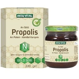 Aksu Vital Arı Sütü Polen Ham Bal Karışımı 220 gr ürün görseli 1