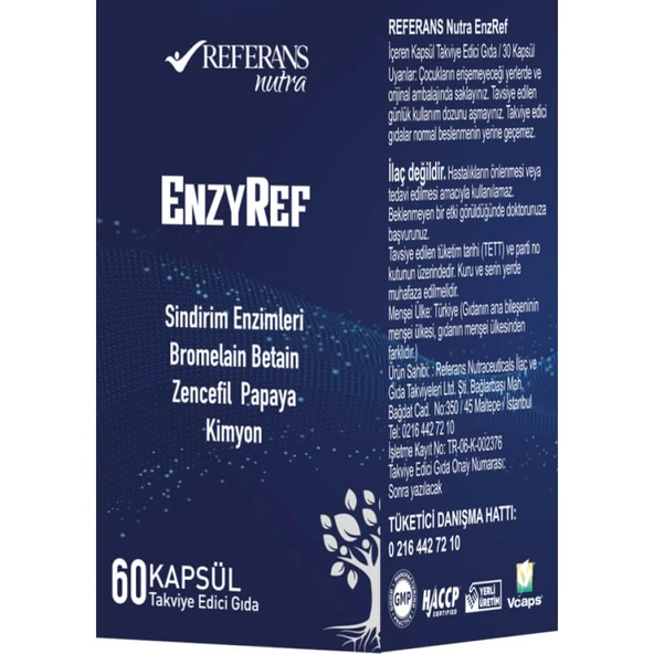 Referans Enzyref 60 Kapsül ürün görseli 1