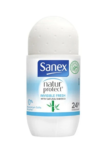 Sanex Natur Protect Invisible Fresh With Natural Bomboo Roll-On Deodorant 50 ml ürün görseli 1