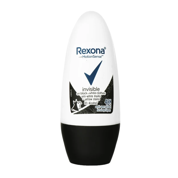 Rexona Invisible Black White Women Roll-On Deodorant 50 ml ürün görseli 1