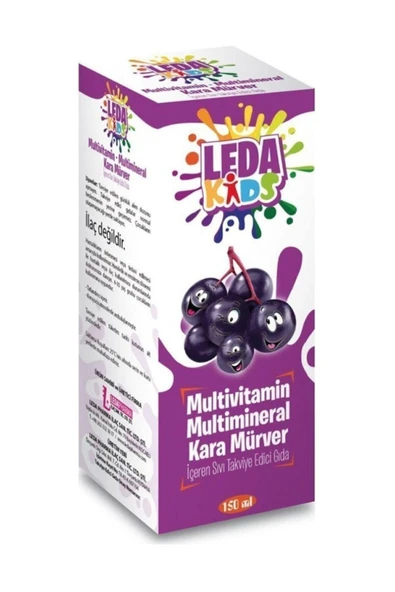 Leda Kids Kara Mürver Ekstresi 150 ml ürün görseli 1