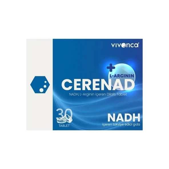 Cerenad L-Arginine Nadh Dilaltı 30 Tablet ürün görseli 1