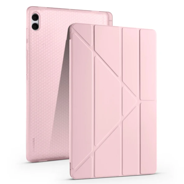 Samsung Galaxy Tab S11 Ultra Uyumlu Kılıf Tri Folding Kalem Bölmeli Standlı Kılıf ürün görseli 1