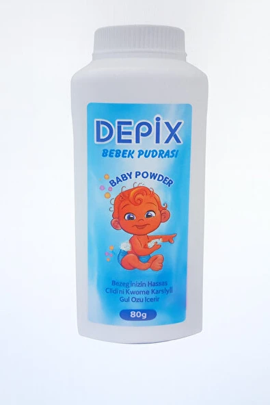 Depix Bebek Pudrası Gül Özlü 80 gr ürün görseli 1