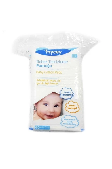 Mycey Bebek Temizleme Pamuğu 60'lı ürün görseli 1