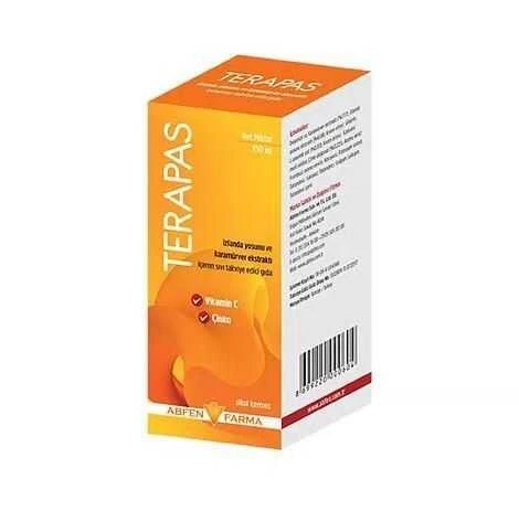 Terapas Kara Mürver & İzlanda Yosunu Extratlı Şurup 150 ml ürün görseli 1