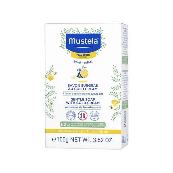 Mustela Cold Cream İçeren Besleyici Sabun 100 gr ürün görseli 1
