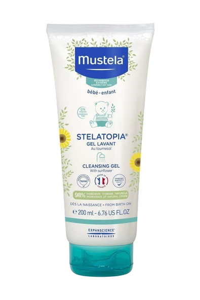 Mustela Stelatopia Çok Kuru Ciltler İçin Şampuan 200 ml ürün görseli 1