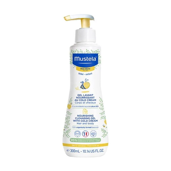Mustela Cold Cream İçeren Besleyici Şampuan 300 ml ürün görseli 1