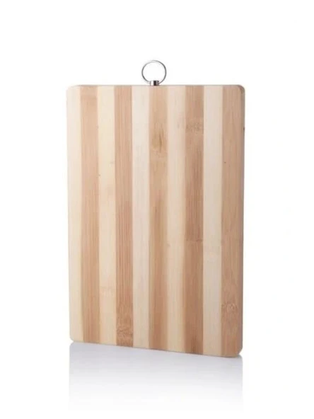 Balsa BLS BEK112 Ahşap Çizgili Kahverengi Kesim Panosu 22x32 cm ürün görseli 1