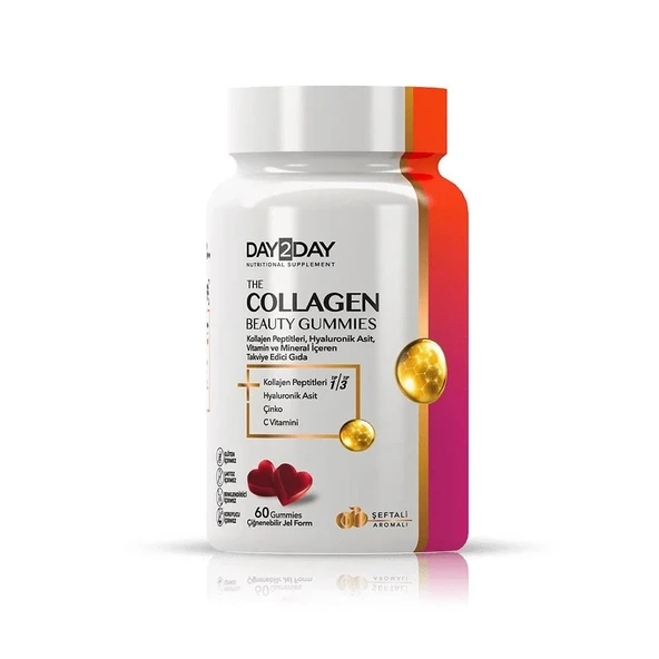 Day2day The Collagen Beauty Gummies 60 Çiğnenebilir Jel Form ürün görseli 1