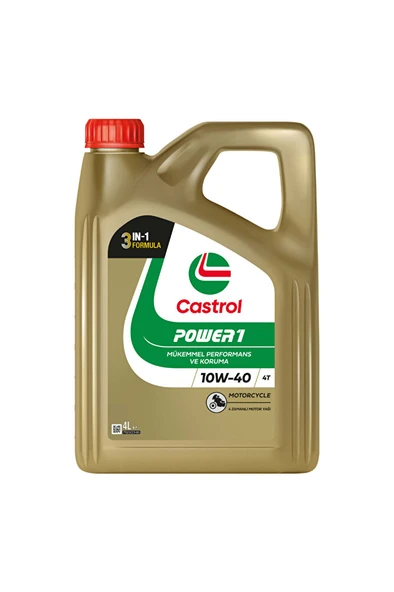 POWER 1 10W-40 4-T 4 Litre ÜRETİM 2025 ürün görseli 1