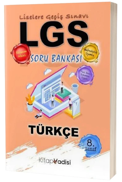 8.Sınıf Lgs Türkçe Soru Bankası Kitap Vadisi ürün görseli 1
