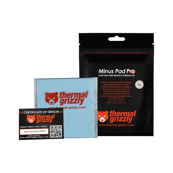 Thermal Grizzly Minus Pad Pro - 100X100X0,5 mm ( TG-MP-P-100-100-05 ) ürün görseli 1