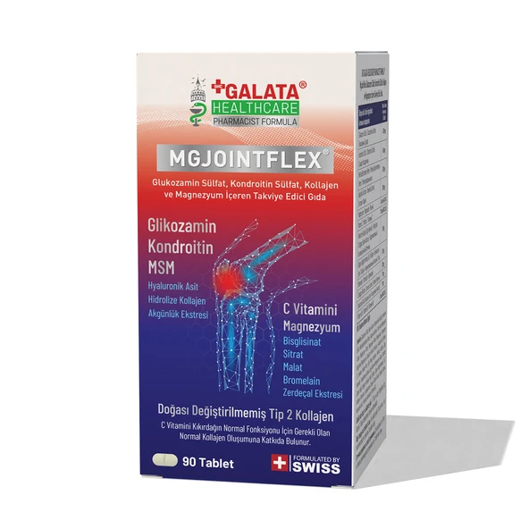 Galata Healthcare Mgjointflex Glukozamin Kondroitin MSM 90 Tablet ürün görseli 1