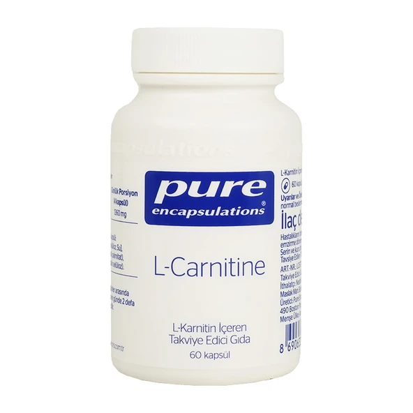 Pure Encapsulations L-Carnitine 60 Kapsül ürün görseli 1