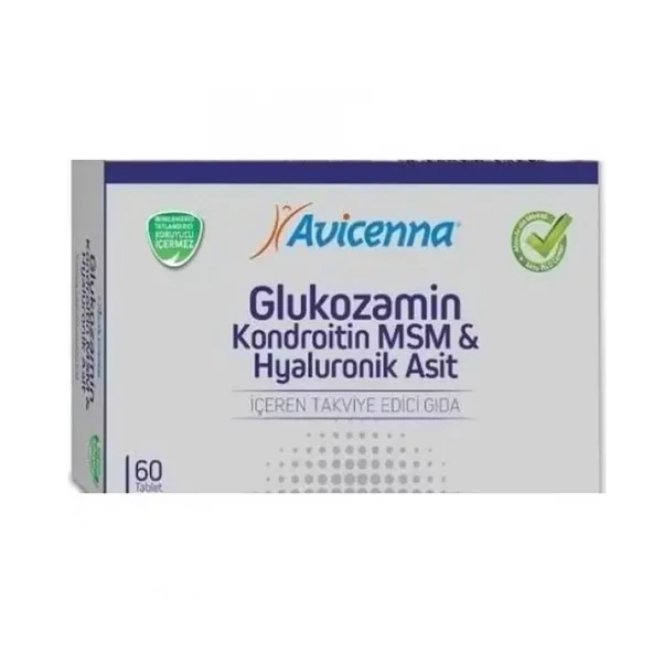Avicenna Glukozamin Kondroitin MSM Hyaluronik Asit 60 Tablet ürün görseli 1