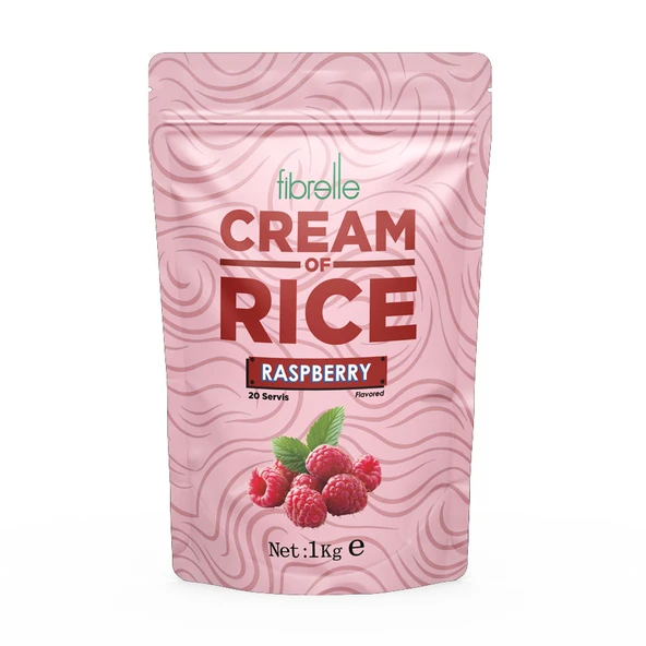 Fibrelle Rice Cream Ahududu 1 Kg. ürün görseli 1