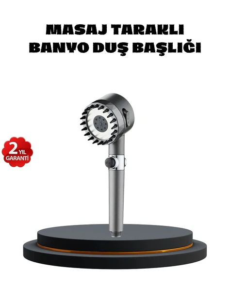 Masaj Uçlu Yüksek Basınçlı Duş Başlığı Spa Etkili ürün görseli 1