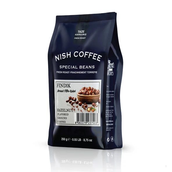 Nish Fındık Aromalı Filtre Kahve 250 gr ürün görseli 1