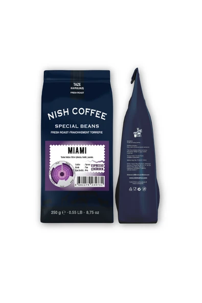 Nish Espresso Miami 2 x 250 Gr - Resim 4