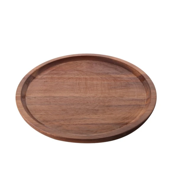 Akayev Akasya 25 cm Yuvarlak Sunum Tabağı - Resim 5
