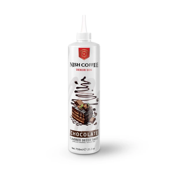 Nish Çikolata Aromalı Dekor Sos 750 Gr ürün görseli 1