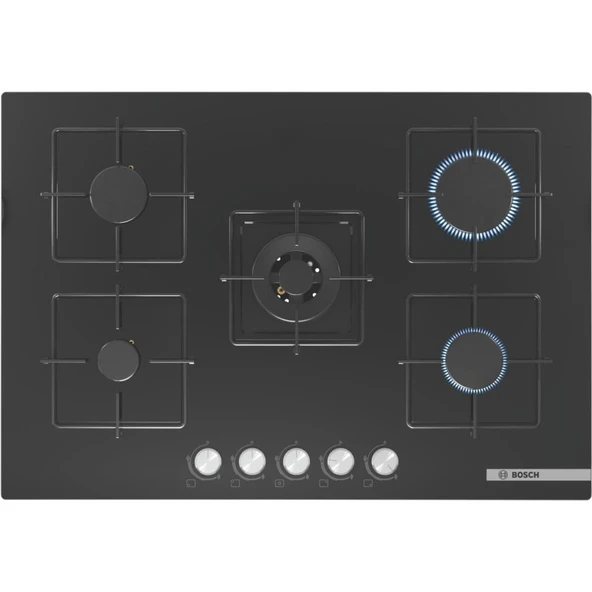 Bosch PNQ7B6O12O Ankastre Cam Ocak 75cm Siyah Serie 4 ürün görseli 1