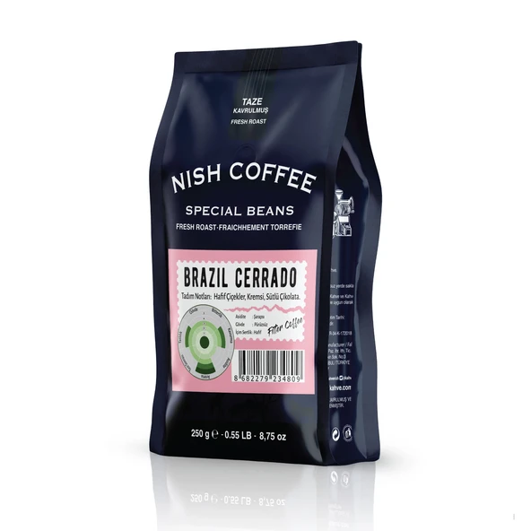Nish Filtre Kahve Brazil Cerrado 250 Gr ürün görseli 1