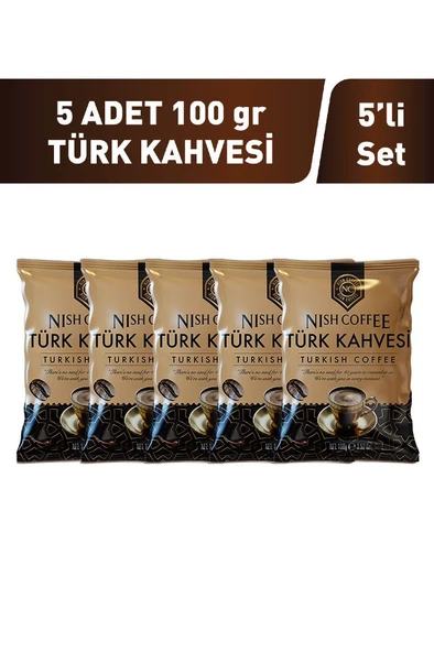 Nish Türk Kahvesi 5 x 100 Gr - Resim 2