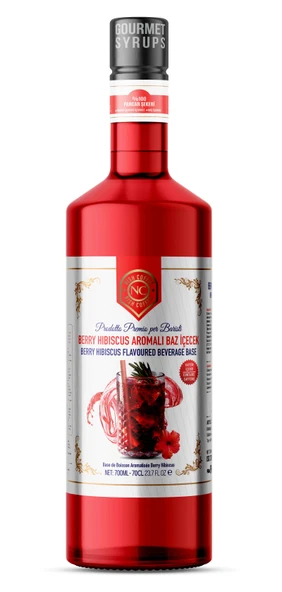 Nish Berry Hibiscus Aromalı Baz İçecek 700 ML - Pet Şişe ürün görseli 1