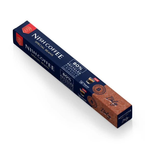 Nish Coffee Kapsül Kahve 7 Italy (Nespresso Uyumlu)-10 Adet ürün görseli 1