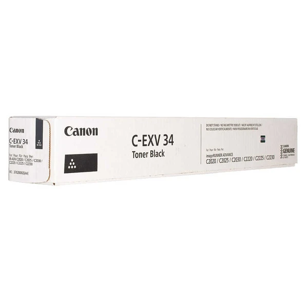 Canon C-EXV-34 Siyah Orjinal Toner ürün görseli 1